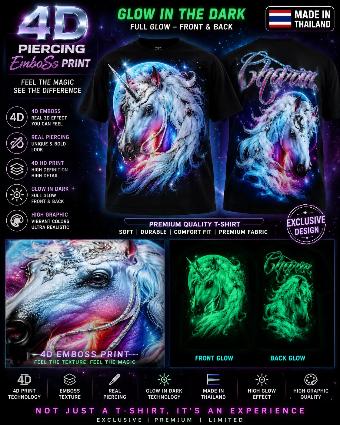 🦄 UNICORN 4D — GLOW BEYOND IMAGINATION — view 3 of 3