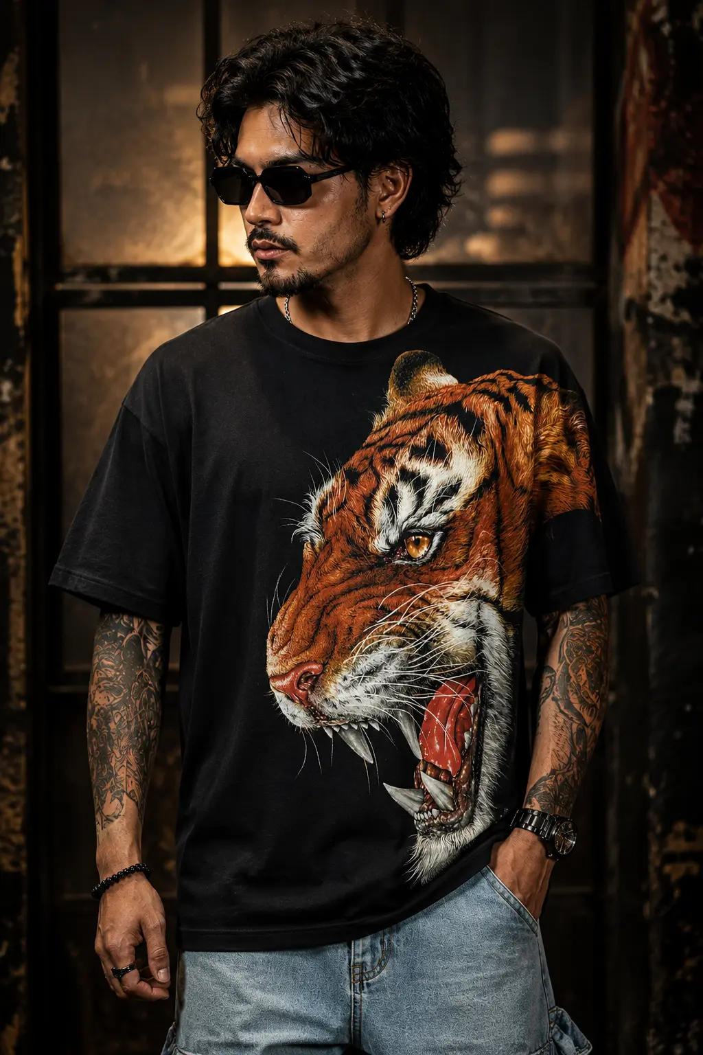 3D TIGER — GLOW IN THE DARK Premium HD • Eye Glow • Made in Thailand — view 1 of 5